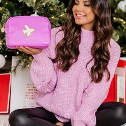 Deals β Pink Lily Medium Purple Bag FINAL SALE π