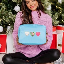 Wholesale ❤️ Pink Lily Large Aqua Bag FINAL SALE ⌛