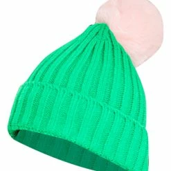 Brand new 🧨 Pink Lily All Toasty Inside Pink Pom Green Beanie FINAL SALE 🤩 -Glam-girl Sales AllToastyInsidePinkPomGreenBeanie 650x