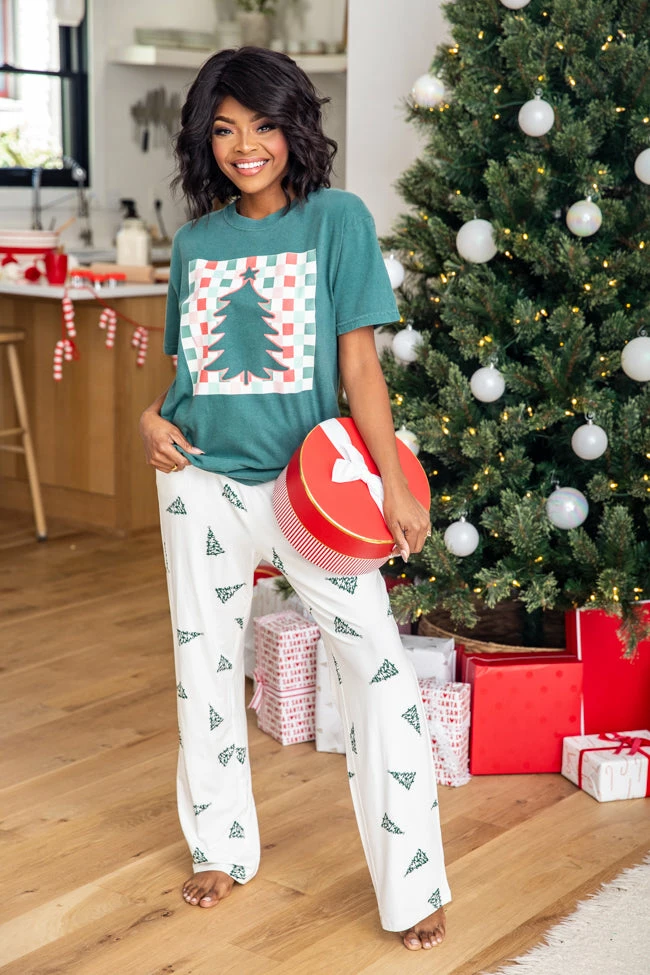 Top 10 π Pink Lily Checkered β Christmas Tree Dark Green Graphic Tee π€© 4 Top 10 π Pink Lily Checkered β Christmas Tree Dark Green Graphic Tee π€© - Image 2