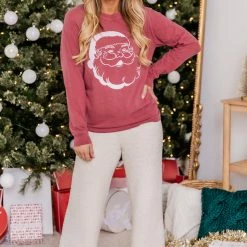 Deals π― Pink Lily Vintage Santa Red Long Sleeve Graphic Tee π 7 Deals π― Pink Lily Vintage Santa Red Long Sleeve Graphic Tee π -Glam-girl Sales B188102 8 650x