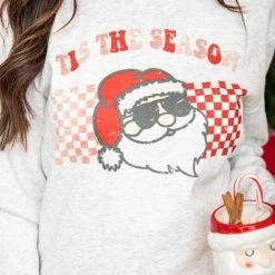 Wholesale ๐ Pink Lily Tis The Season ๐ Christmas Ash Graphic Sweatshirt ๐ 7 Wholesale ๐ Pink Lily Tis The Season ๐ Christmas Ash Graphic Sweatshirt ๐ -Glam-girl Sales DD125485 185710 8 650x