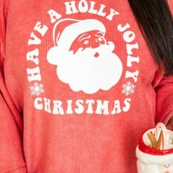 Outlet ๐ Pink Lily Have A Holly Jolly ๐ Christmas Red Corded Graphic Sweatshirt ๐ 13 Outlet ๐ Pink Lily Have A Holly Jolly ๐ Christmas Red Corded Graphic Sweatshirt ๐ -Glam-girl Sales E181774 172298 chicstart 7 650x