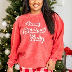 New π Pink Lily Crazy π Christmas Lady Red Corded Graphic Sweatshirt β 8 New π Pink Lily Crazy π Christmas Lady Red Corded Graphic Sweatshirt β -Glam-girl Sales F181774 185710 1 650x