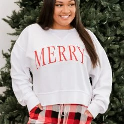 Cheapest 😀 Pink Lily Merry Varsity White Cropped Corded Graphic Sweatshirt 💯 -Glam-girl Sales H175136 177890 remarkablekissredblack 164294 goodnightdreamsblack 6 650x