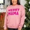 Wholesale 😀 Pink Lily Merry Mama Mauve Graphic Sweatshirt 🛒 -Glam-girl Sales P110454 merrymamasweatshirt 185238 hotmessexpress 184818 pinksmileyslipper 6 650x
