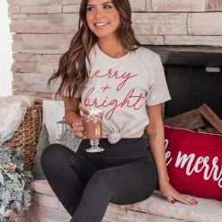 Buy โญ Pink Lily Merry & Bright Script Soft Cream Graphic Tee ๐ฅฐ 10 Buy โญ Pink Lily Merry & Bright Script Soft Cream Graphic Tee ๐ฅฐ -Glam-girl Sales S163504 174406 chasingrealityblack 167308 goodnightdreamsred 3 650x