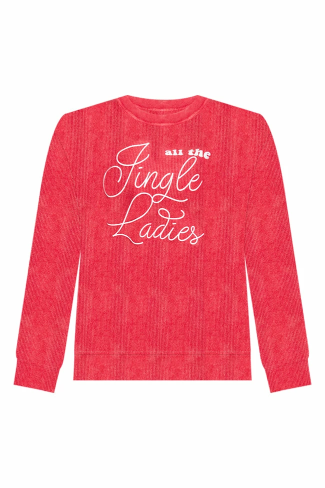 Best Pirce βοΈ Pink Lily All The Jingle Ladies Red Corded Graphic Sweatshirt π 6 Best Pirce βοΈ Pink Lily All The Jingle Ladies Red Corded Graphic Sweatshirt π - Image 4