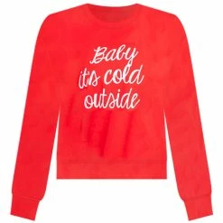 Wholesale β Pink Lily Baby It's Cold Outside Script Red Graphic Sweatshirt π 17 Wholesale β Pink Lily Baby It's Cold Outside Script Red Graphic Sweatshirt π -Glam-girl Sales baby its cold outside red graphic sweatshirt 650x