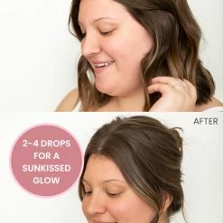 Promo ⭐ Pink Lily Beauty Luxury Tan Glow Drops 🔔 -Glam-girl Sales beforeandafter sam 650x