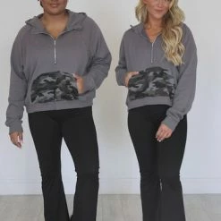 Discount 😀 Pink Lily Making It Look Easy Camo Ribbed Shoulder Quarter Zip Pullover 🌟 -Glam-girl Sales c8107ba1f06d433bb397eafb5c3a2074.thumbnail.0000000000 530x530