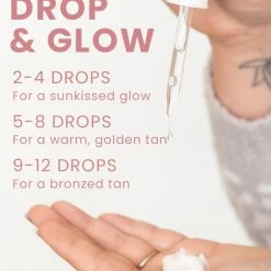 Promo ⭐ Pink Lily Beauty Luxury Tan Glow Drops 🔔 -Glam-girl Sales dropandglow listing 650x