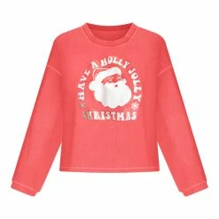 Outlet ๐ Pink Lily Have A Holly Jolly ๐ Christmas Red Corded Graphic Sweatshirt ๐ 17 Outlet ๐ Pink Lily Have A Holly Jolly ๐ Christmas Red Corded Graphic Sweatshirt ๐ -Glam-girl Sales have a holly jolly christmas red corded graphic sweatshirt 650x