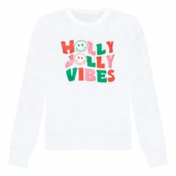 Buy π Pink Lily Holly Jolly Vibes White Graphic Sweatshirt π 9 Buy π Pink Lily Holly Jolly Vibes White Graphic Sweatshirt π -Glam-girl Sales holly jolly vibes white graphic sweatshirt 650x