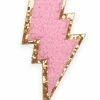 Hot Sale 👏 Pink Lily Lightning Bolt Multicolor Patches 💯 -Glam-girl Sales lightpinkbolt 650x