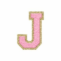 New 🧨 Pink Lily Pink Letter Fuzzy Patches 👏 -Glam-girl Sales pinkj 650x