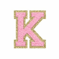 New 🧨 Pink Lily Pink Letter Fuzzy Patches 👏 -Glam-girl Sales pinkk 650x