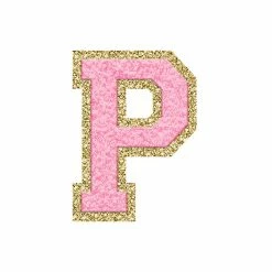 New 🧨 Pink Lily Pink Letter Fuzzy Patches 👏 -Glam-girl Sales pinkp 650x