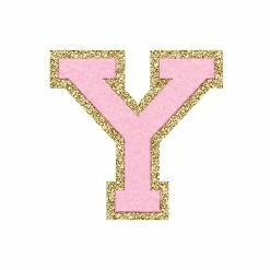 New 🧨 Pink Lily Pink Letter Fuzzy Patches 👏 -Glam-girl Sales pinky 650x