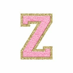 New 🧨 Pink Lily Pink Letter Fuzzy Patches 👏 -Glam-girl Sales pinkz 650x