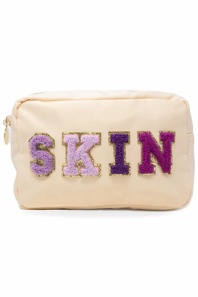 Brand new π₯ Pink Lily Skin Purple/Tan Medium Bag π 5 Brand new π₯ Pink Lily Skin Purple/Tan Medium Bag π - Image 3