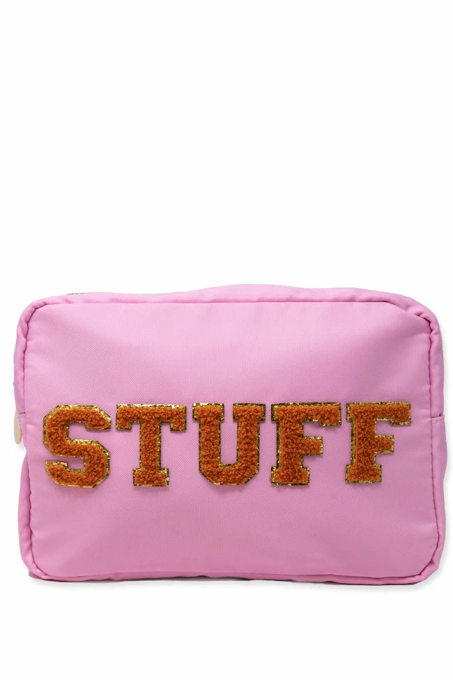 Wholesale π₯ Pink Lily Stuff Patch Orange/Pink Large Bag FINAL SALE π 4 Wholesale π₯ Pink Lily Stuff Patch Orange/Pink Large Bag FINAL SALE π - Image 2
