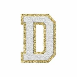 Best Sale 🥰 Pink Lily White Letter Fuzzy Patches ✨ -Glam-girl Sales whited 650x