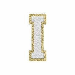 Best Sale 🥰 Pink Lily White Letter Fuzzy Patches ✨ -Glam-girl Sales whitei 650x