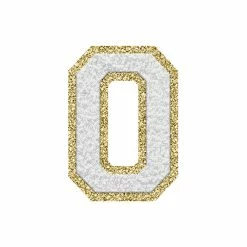 Best Sale 🥰 Pink Lily White Letter Fuzzy Patches ✨ -Glam-girl Sales whiteo 650x