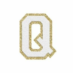 Best Sale 🥰 Pink Lily White Letter Fuzzy Patches ✨ -Glam-girl Sales whiteq 650x