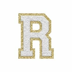 Best Sale 🥰 Pink Lily White Letter Fuzzy Patches ✨ -Glam-girl Sales whiter 650x