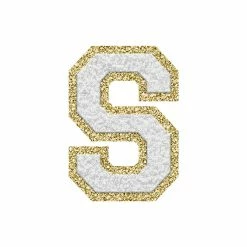 Best Sale 🥰 Pink Lily White Letter Fuzzy Patches ✨ -Glam-girl Sales whites 650x