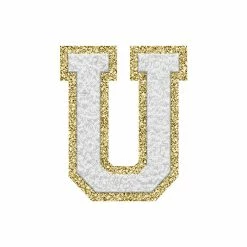 Best Sale 🥰 Pink Lily White Letter Fuzzy Patches ✨ -Glam-girl Sales whiteu 650x