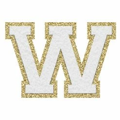 Best Sale 🥰 Pink Lily White Letter Fuzzy Patches ✨ -Glam-girl Sales whitew 650x